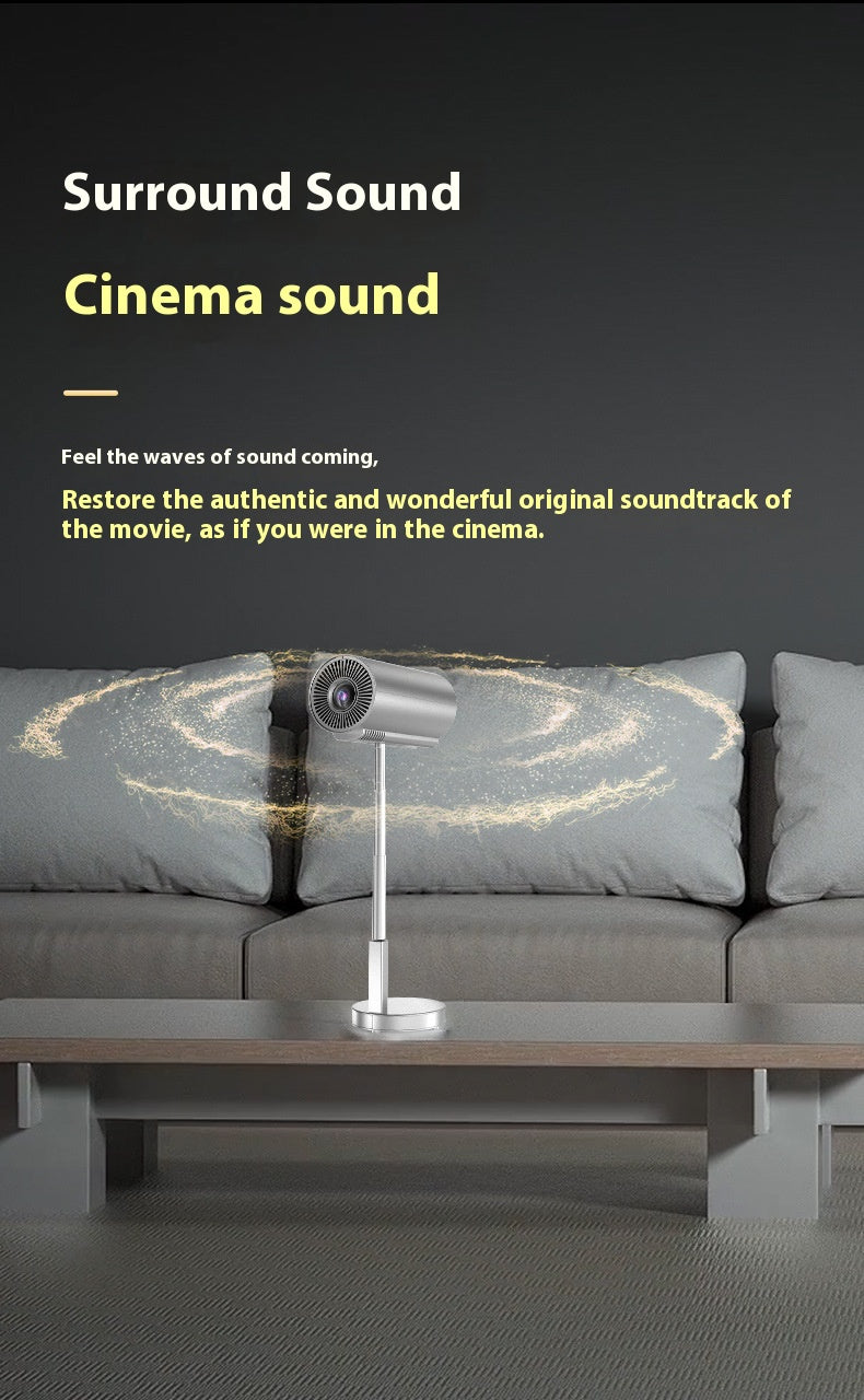 Telescopic Wireless HD Projector – Your Portable Home Cinema