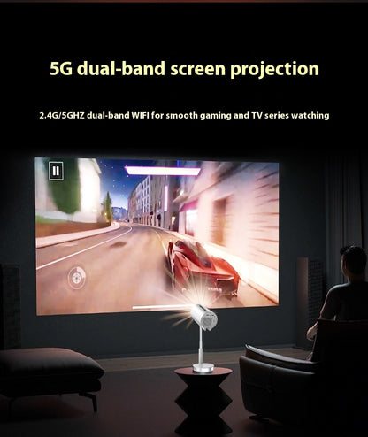 Telescopic Wireless HD Projector – Your Portable Home Cinema