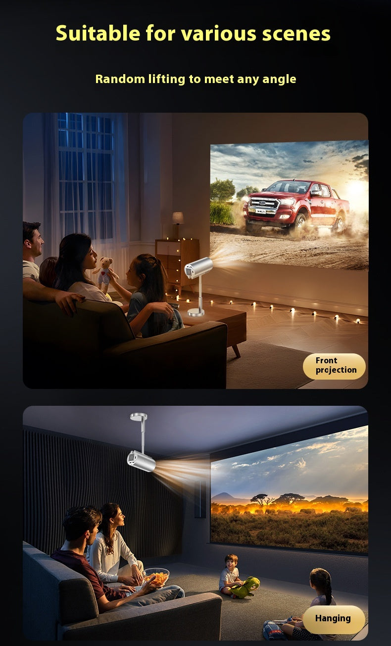 Telescopic Wireless HD Projector – Your Portable Home Cinema